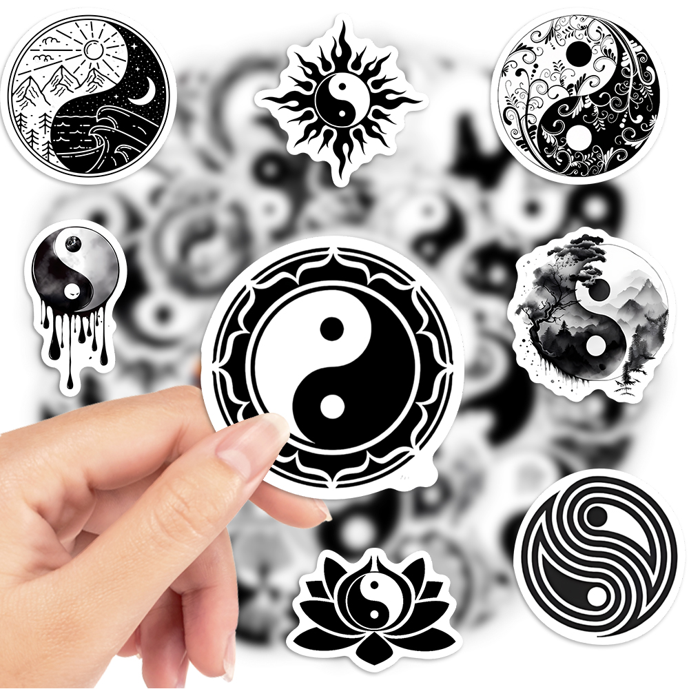 Chińskie naklejki Yin Yang Rów – Kids Toys Laptop recenzja i cena