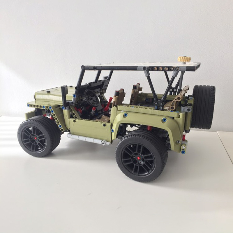 1603 elementy MOC C Model Will – Kids Toys Jeep recenzja i cena