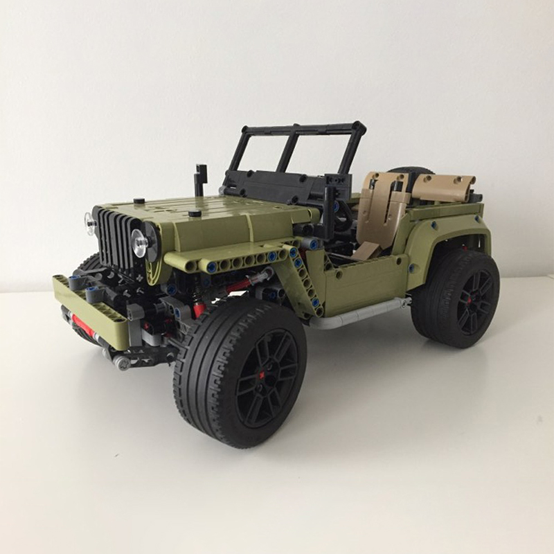 1603 elementy MOC C Model Will – Kids Toys Jeep recenzja i cena