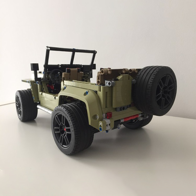 1603 elementy MOC C Model Will – Kids Toys Jeep recenzja i cena