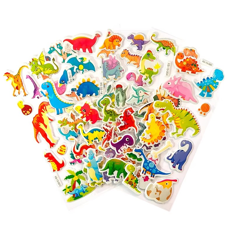 6/12/24 szt. Naklejki 3D z bąb – Kids Toys Clearance recenzja i cena