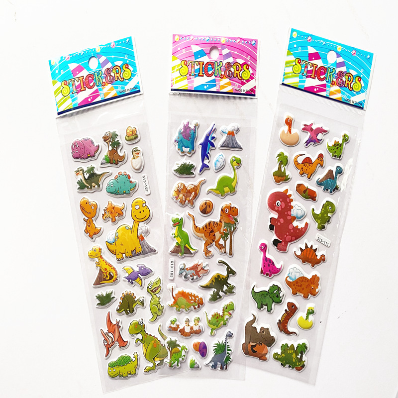 6/12/24 szt. Naklejki 3D z bąb – Kids Toys Clearance recenzja i cena