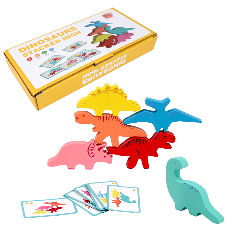Drewniane klocki do budowania  – Wooden Blocks Stacking recenzja i cena