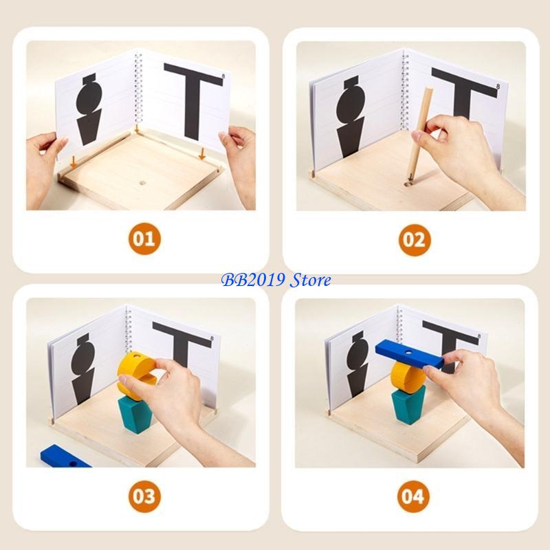 Q0KB drewniana łamigłówka u uk – Wooden Blocks Stacking recenzja i cena