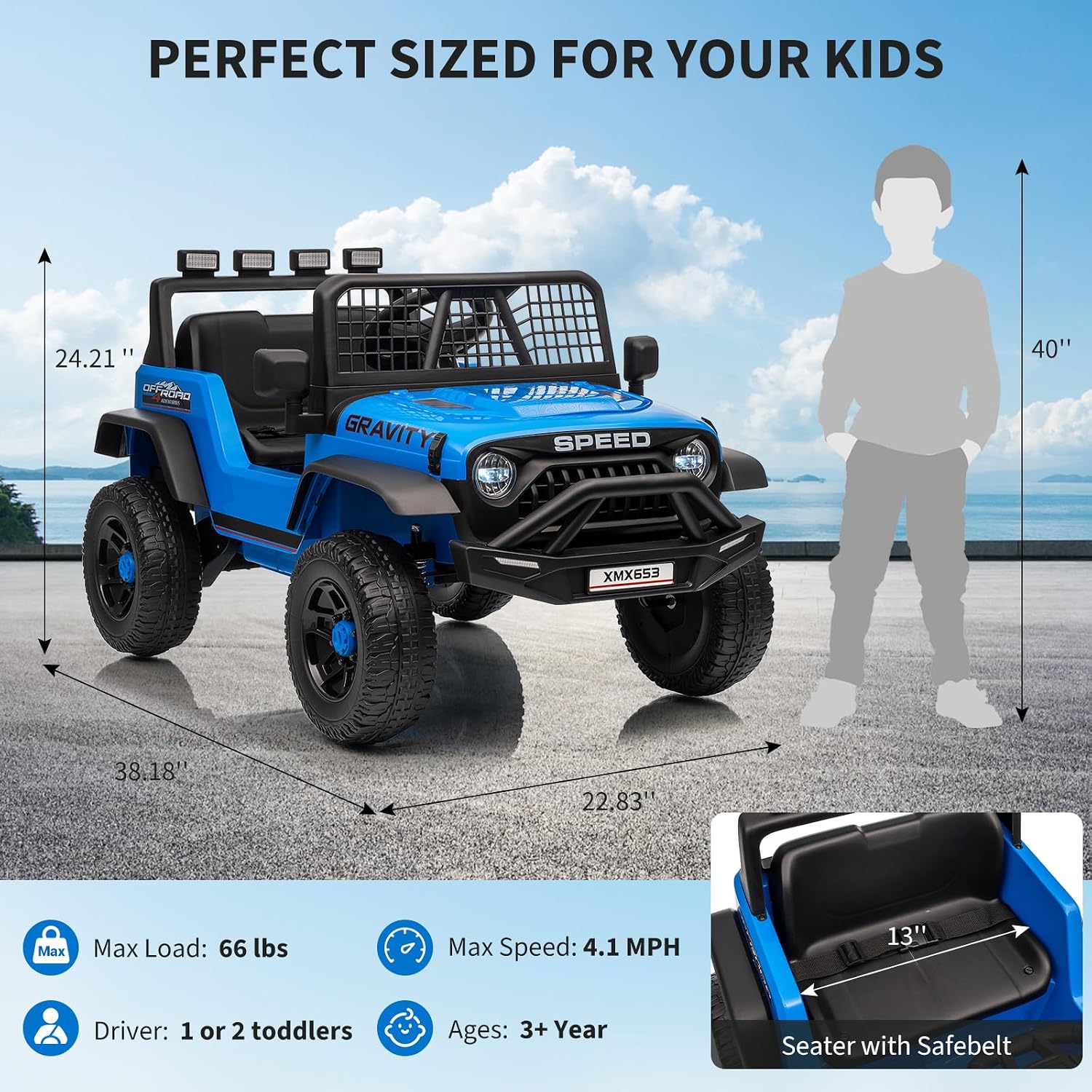 Elektryczny pojazd dla dzieci  – Kids Toys Jeep recenzja i cena
