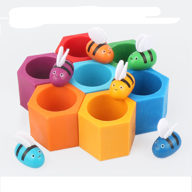 Gry planszowe z motywem pszczó – Wooden Blocks Stacking recenzja i cena