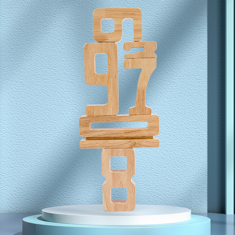 28 drewnianych klocków do ukła – Wooden Blocks Stacking recenzja i cena