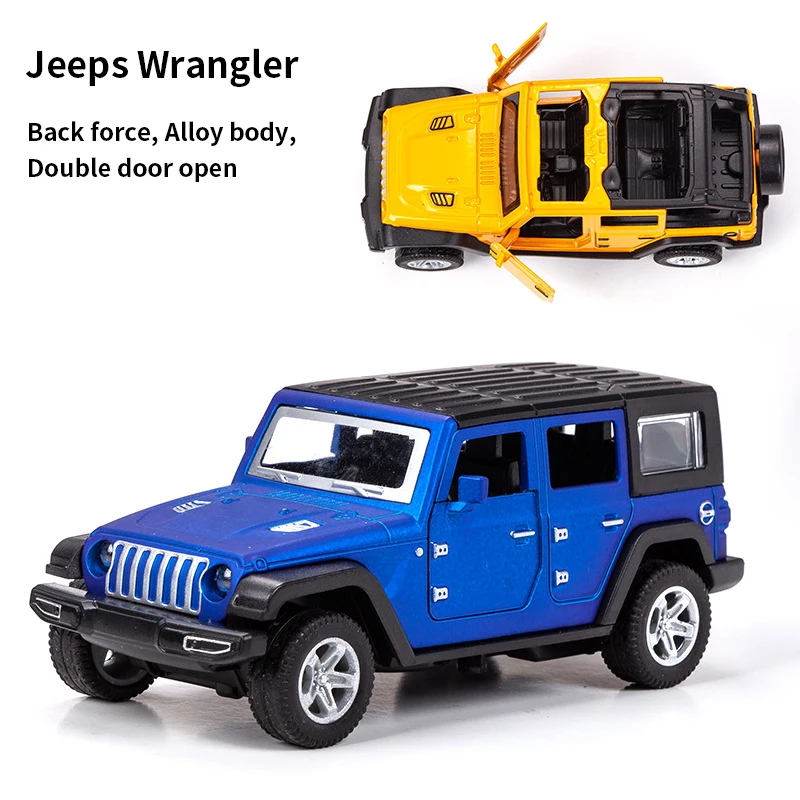 1:36 aluminiowy JEEPS Wrangler – Kids Toys Jeep recenzja i cena