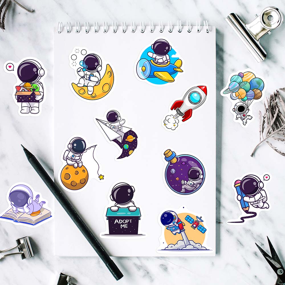 Cute Cartoon astronauta naklej – Kids Toys Laptop recenzja i cena